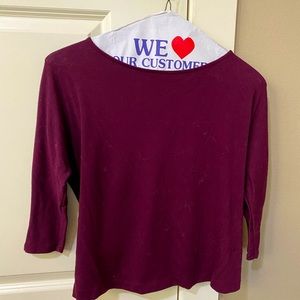 Cropped shirt with tie in the back!